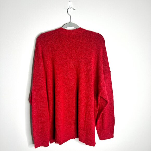 Torrid Vegan Cashmere Drop Shoulder Cardigan Festive Holiday V-Neck Sz 3X NWT - Picture 9 of 9